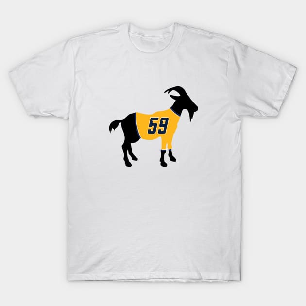 Roman Josi GOAT T-Shirt by cwijeta